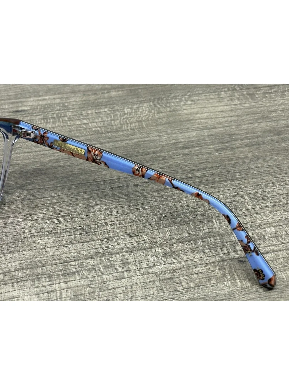 Vera Bradley Eyeglasses BRITTANI Cerulean Bouquet 53[]16-140 Clear Blue Frames